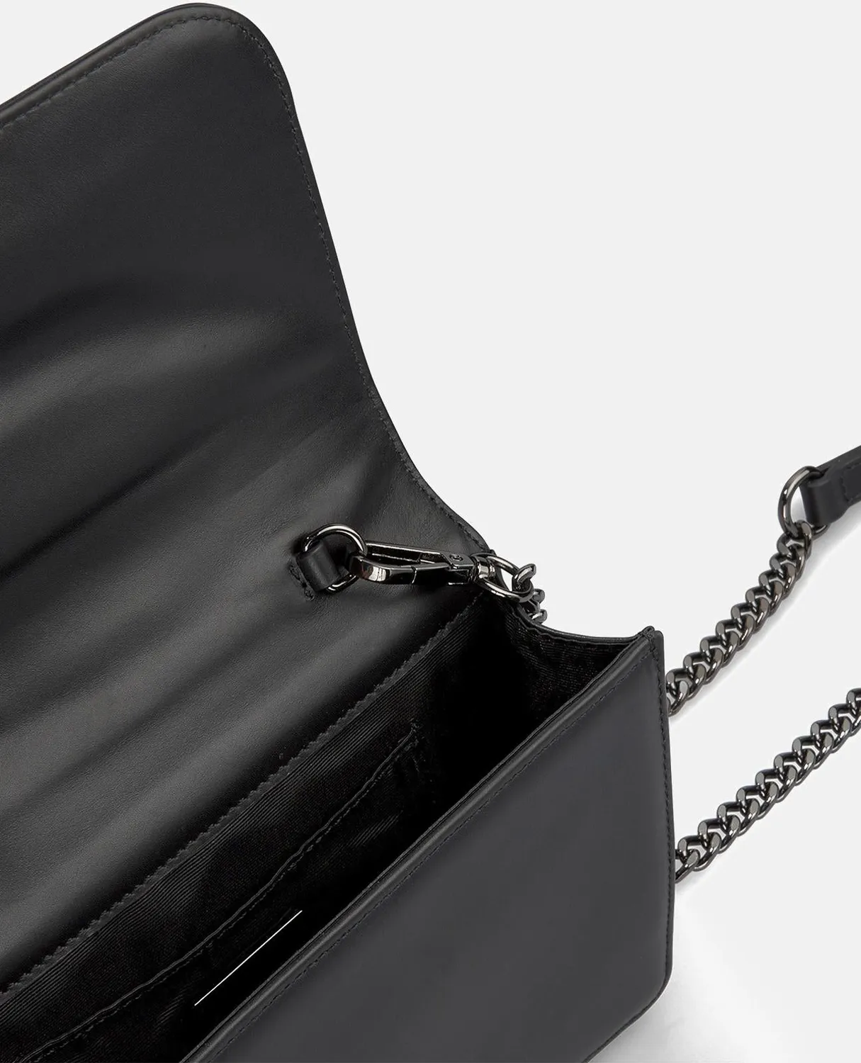 Alma en Pena BG103 pochette noire cuir strass soirée