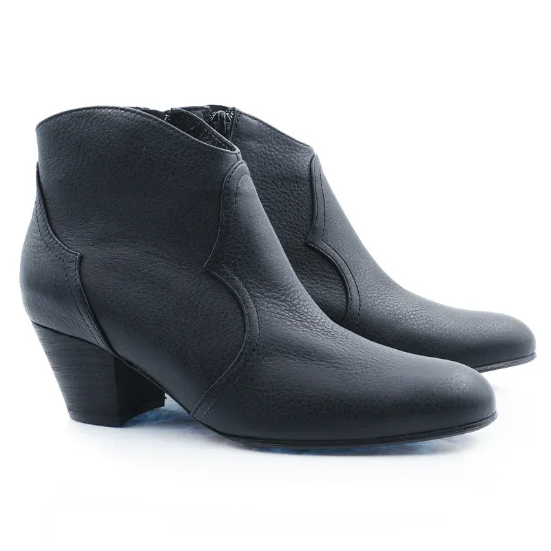Bégum Paris Johnny bottines noir cuir talon 5 cm