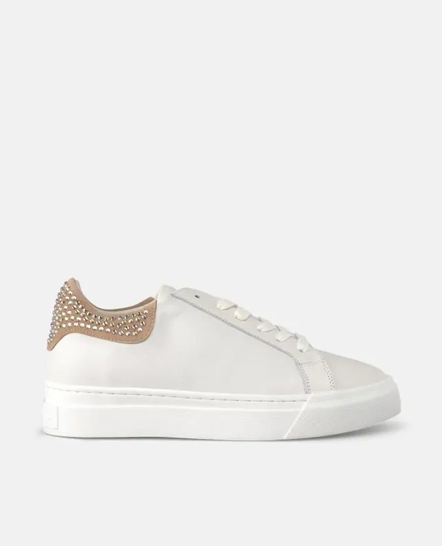 Alma en Pena I251553 sneakers sable cuir strass