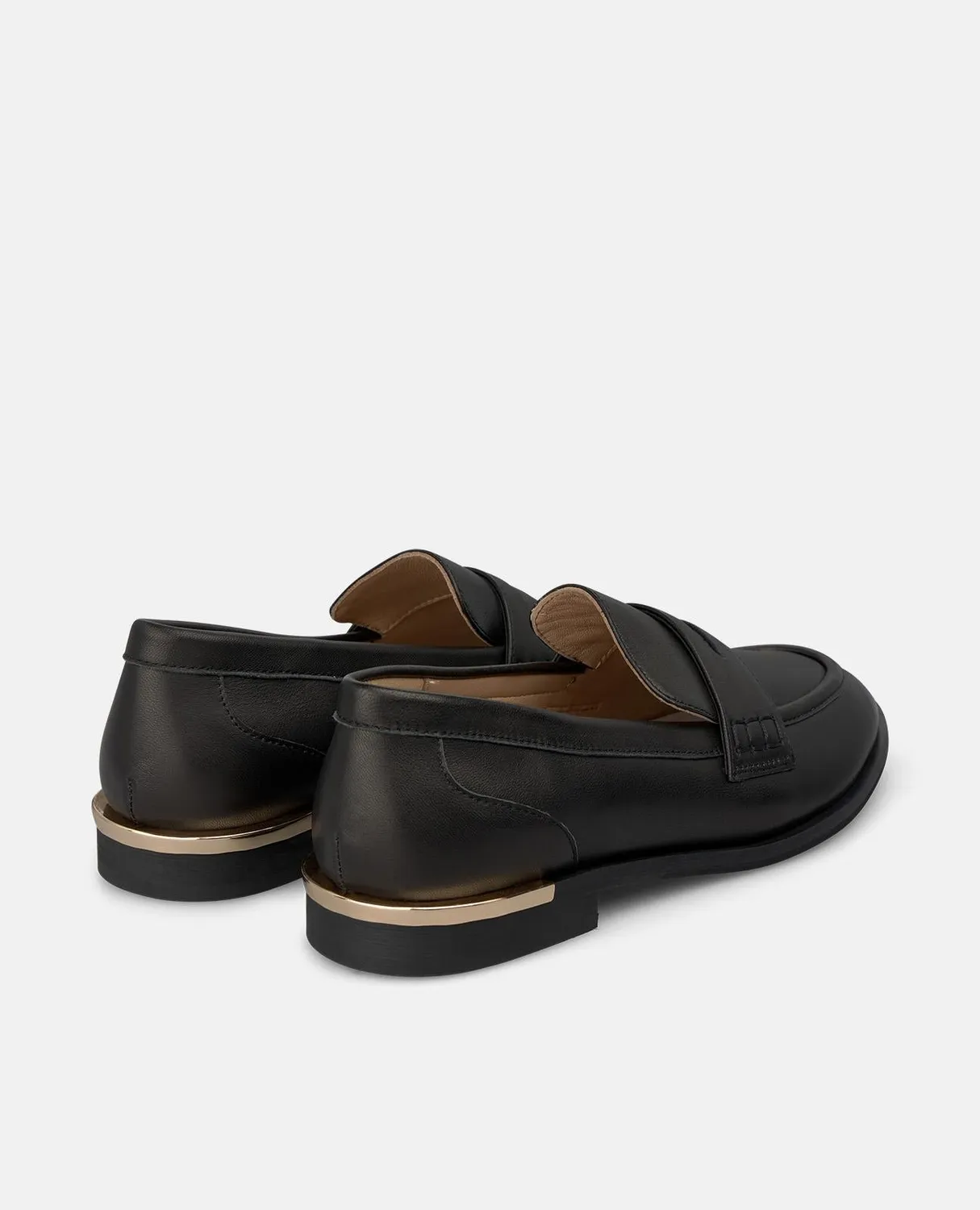 Alma en Pena I260120C mocassins napa noirs plats