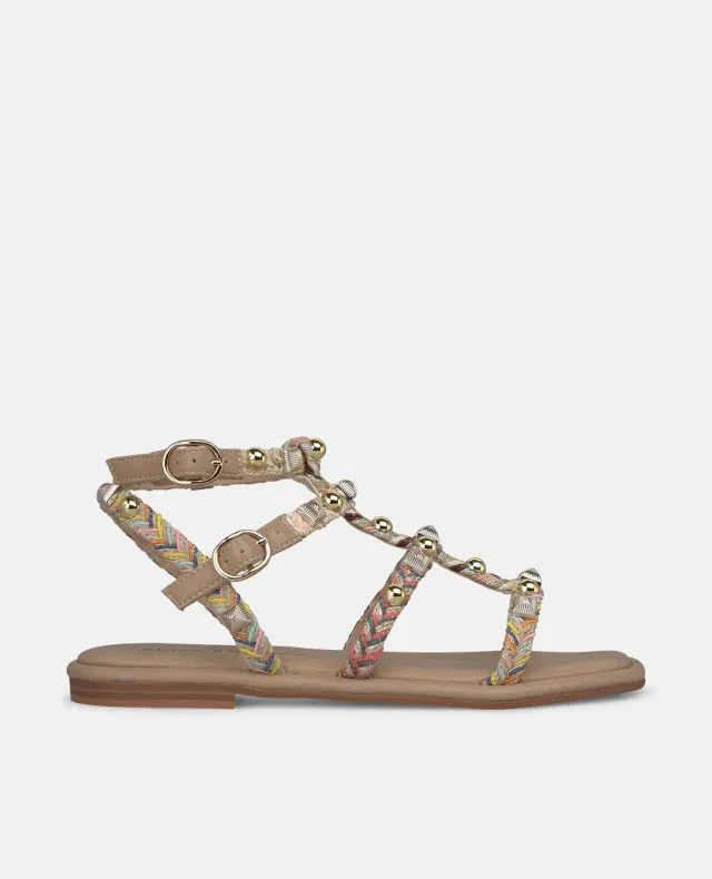 Alma en Pena V2651708 sandales plates multicolore