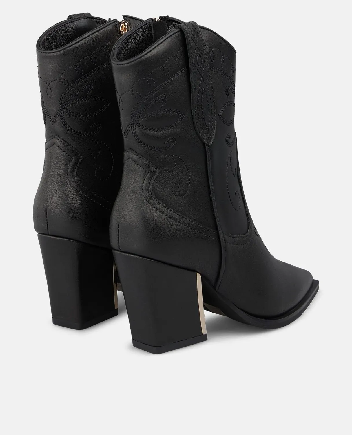 Alma en Pena I260760 bottines cowboy noires talon 8 cm