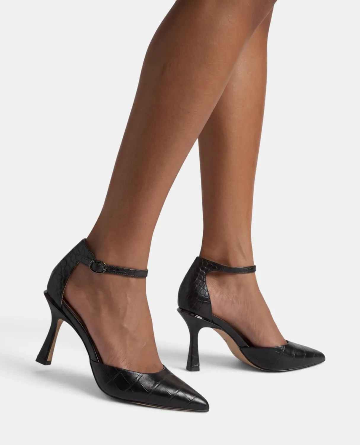 Alma en Pena I260257 escarpins cuir noir talon 9 cm