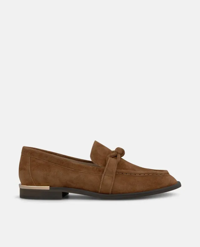 Alma en Pena I260123C mocassins marron daim plat