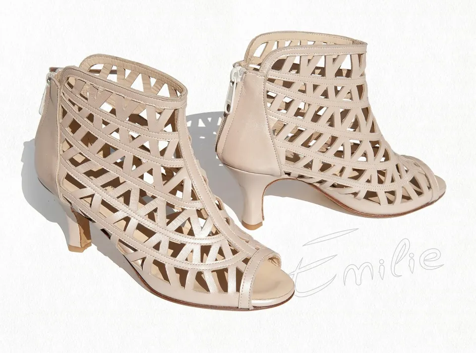 Magic Feet Emilie chaussures danse latine cuir