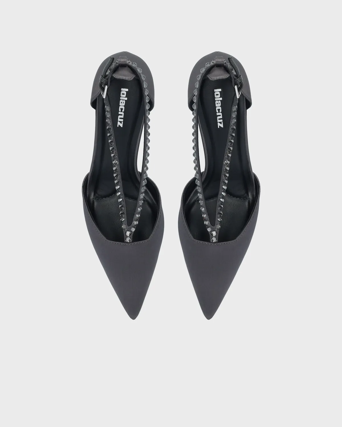 Lola Cruz Mirabella Pumps 65 escarpins gris talon 6,5 cm