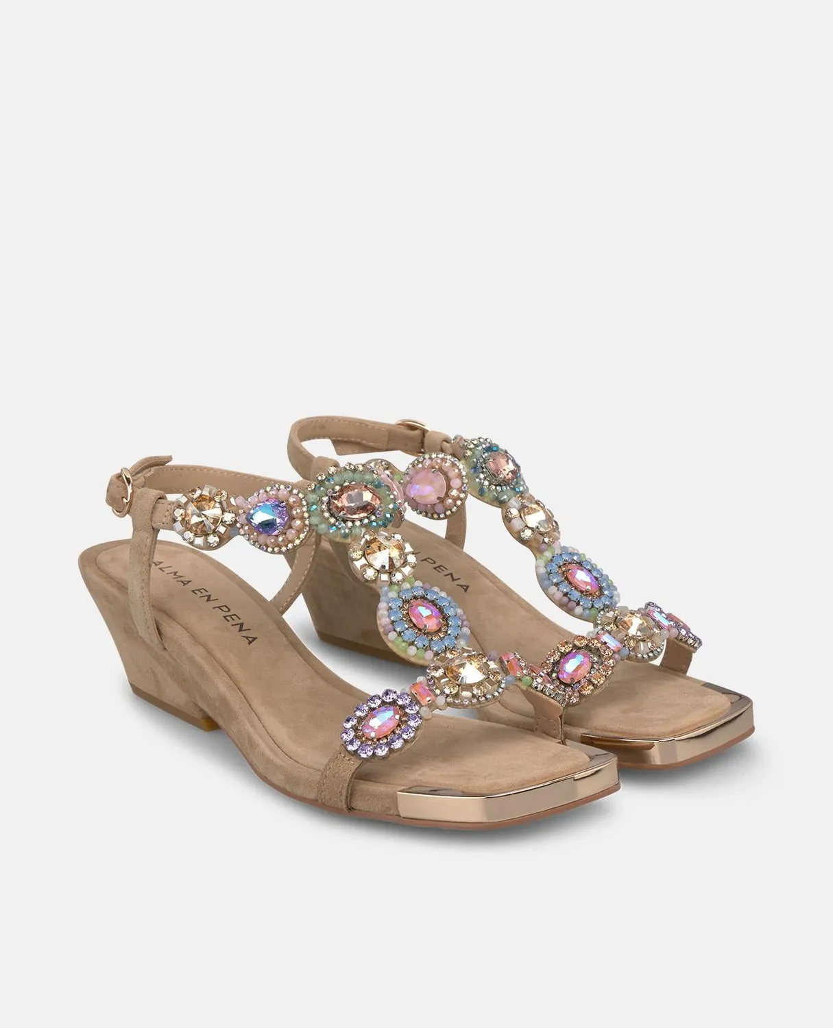 Alma en Pena V260785 sandales sable talon 6 cm