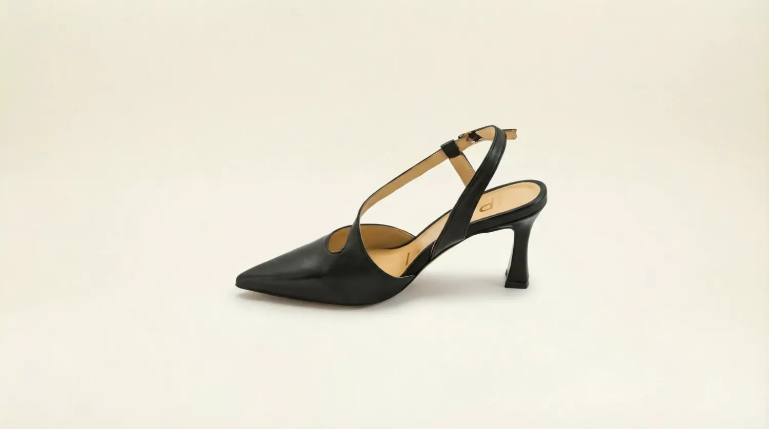 Matteo Pitti Penny 70 escarpins slingback noirs cuir