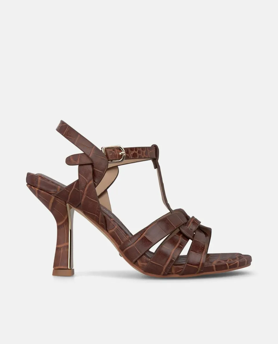 Alma en Pena I260302 sandales cuir camel 8 cm