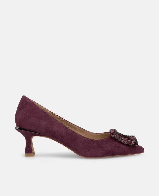 Alma en Pena I250504 escarpins cuir bordeaux talon 6 cm