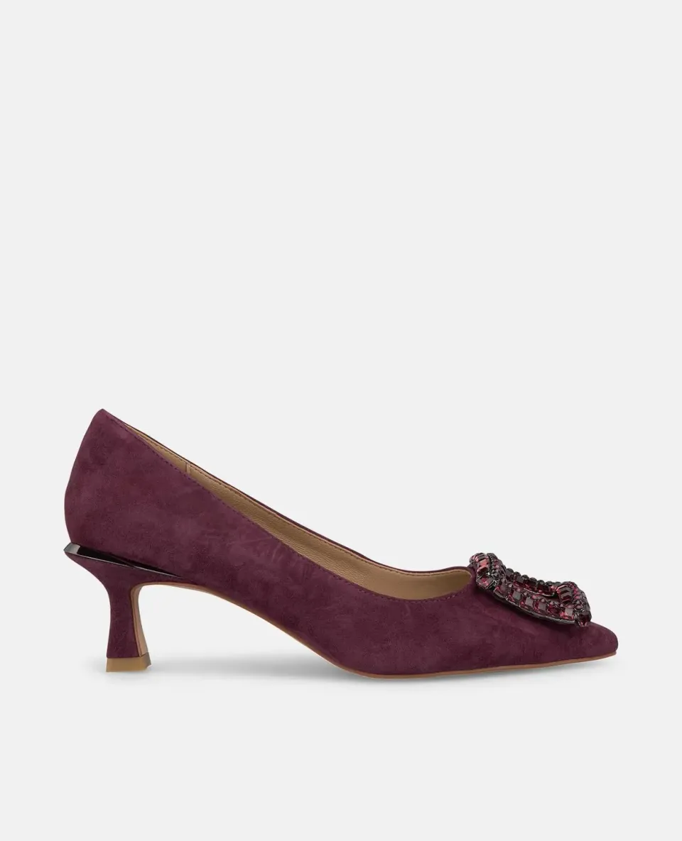 Alma en Pena I250504 escarpins cuir bordeaux talon 6 cm
