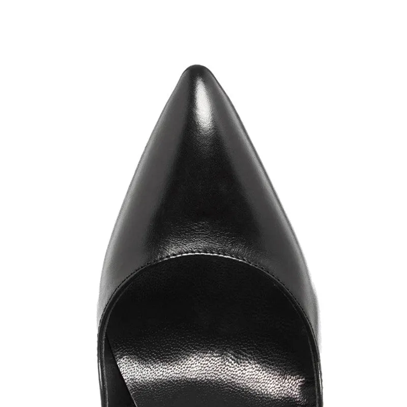 Maison Ernest Élysée 140 escarpins cuir noir mat