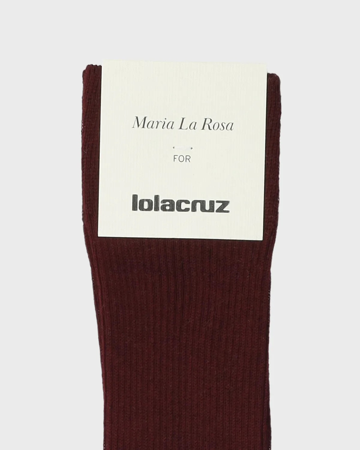 Lola Cruz chaussettes longues coton bio hautes