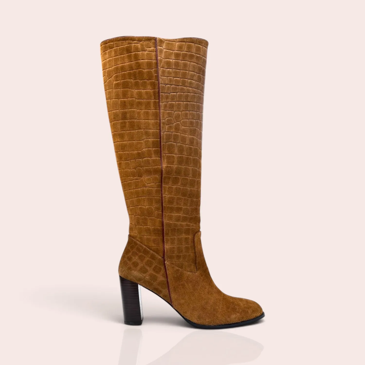 Karine Arabian ANNE botte croco talon 70mm