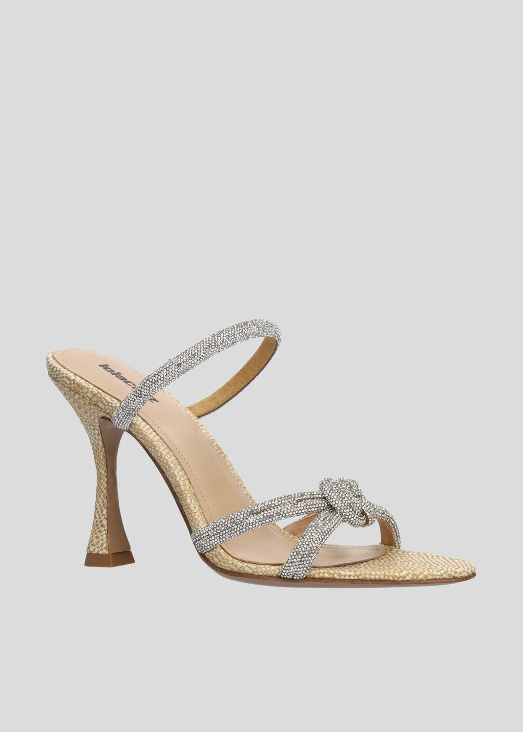 Lola Cruz Alice mule naturelle