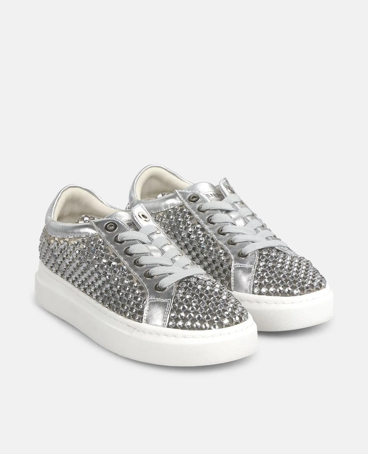 Alma en Pena V260460 sneakers argent plateforme 3,5 cm