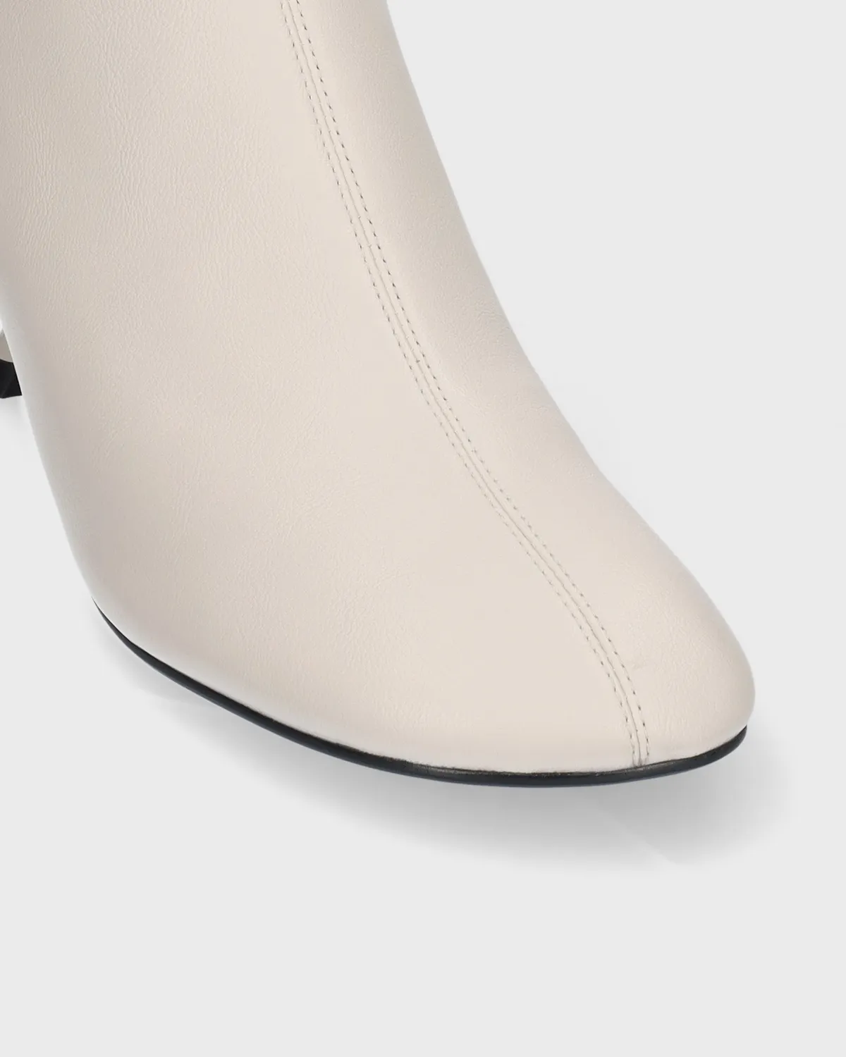 Lola Cruz Nami Ankle Boots 55 boots écru cuir