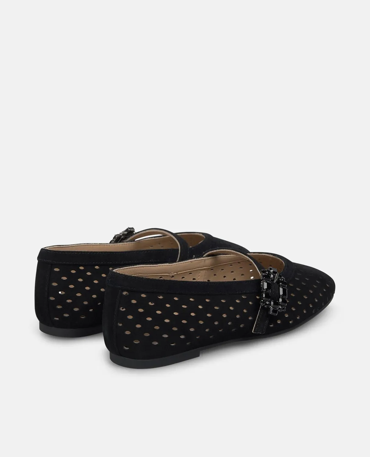 Alma en Pena V261200 ballerines noires cuir pointues