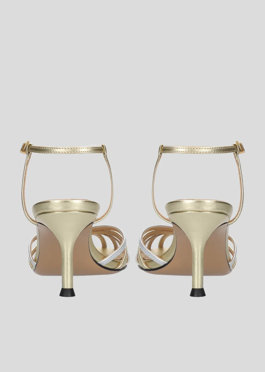 Lola Cruz Tango Heel Sandals 65 multicolore
