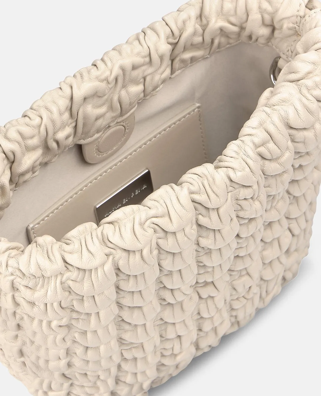 Alma en Pena V26BG042 sac gris relief cuir