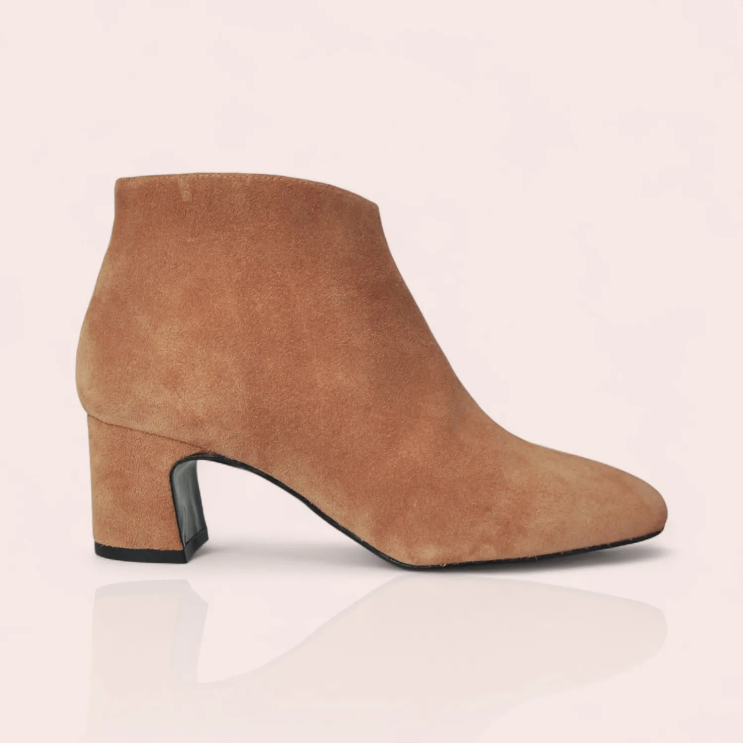 Karine Arabian Tamara bottines velours zip talon 47 mm