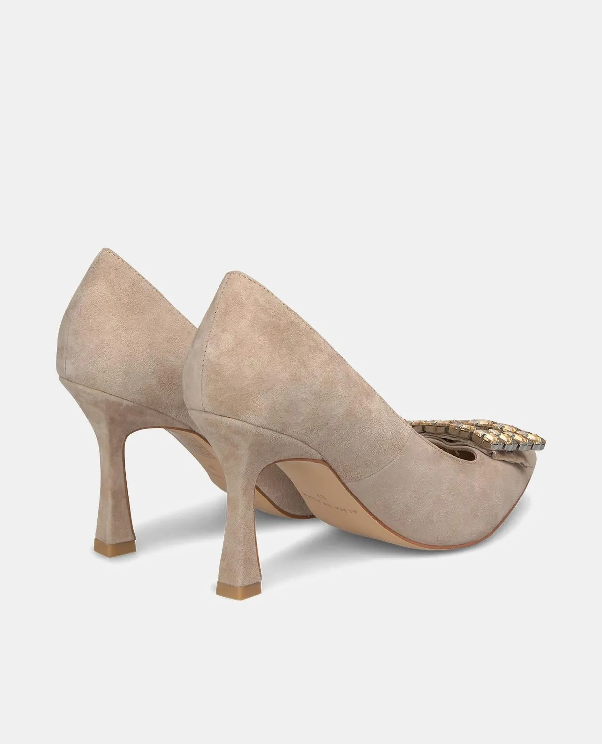 Alma en Pena I240341 escarpins vison cuir talon aiguille