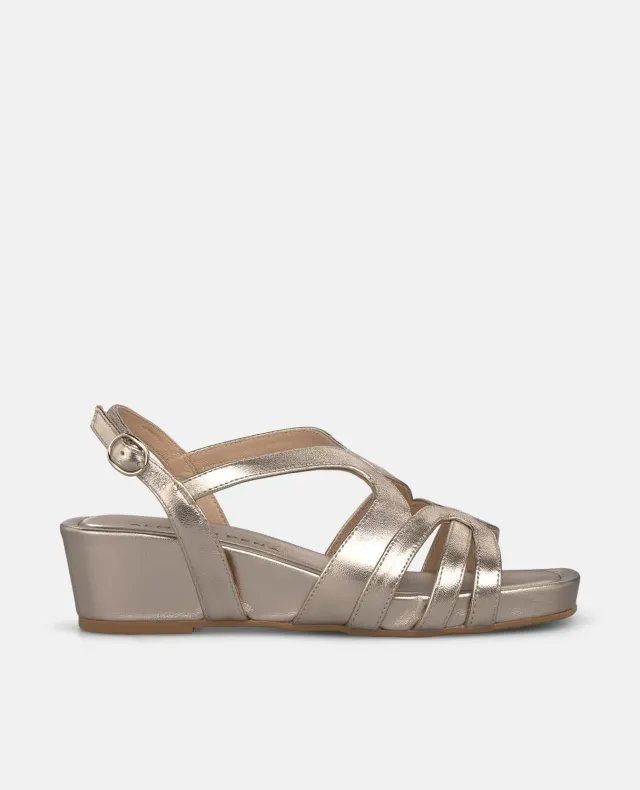 Alma en Pena V267700 compensées bronze cuir 4,5 cm