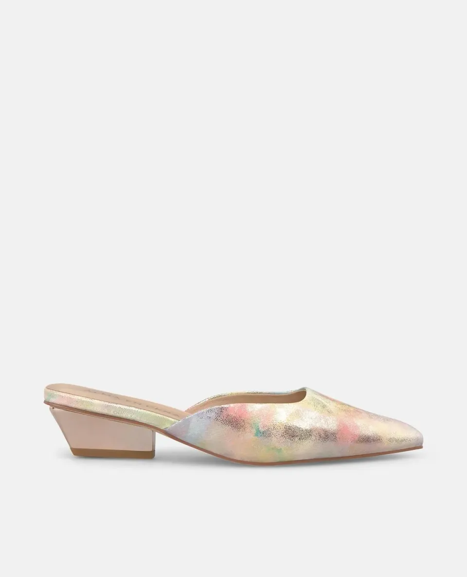 Alma en Pena V260750 mules cuir rose pointure 35 talon 3 cm