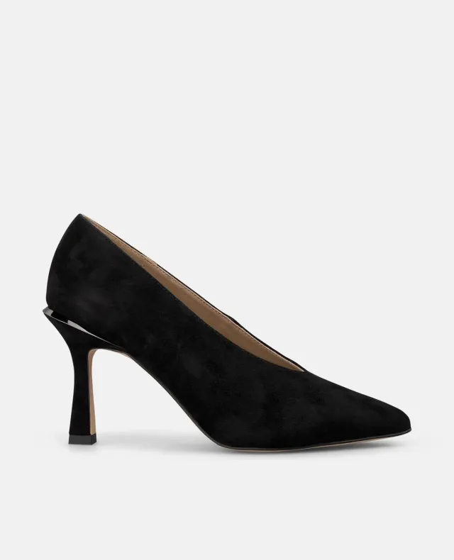 Alma en Pena I260246 escarpins cuir noir talon 8 cm