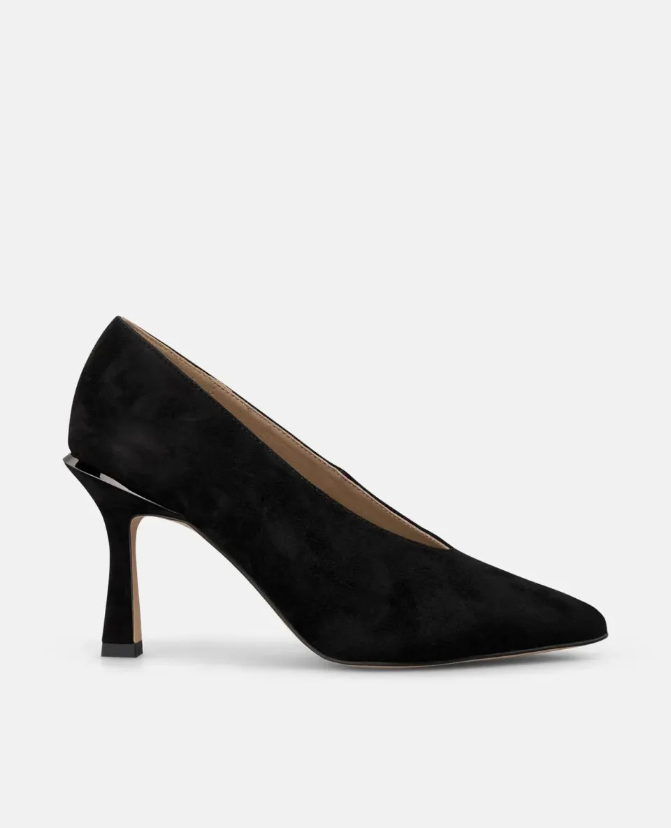 Alma en Pena I260246 escarpins cuir noir talon 8 cm
