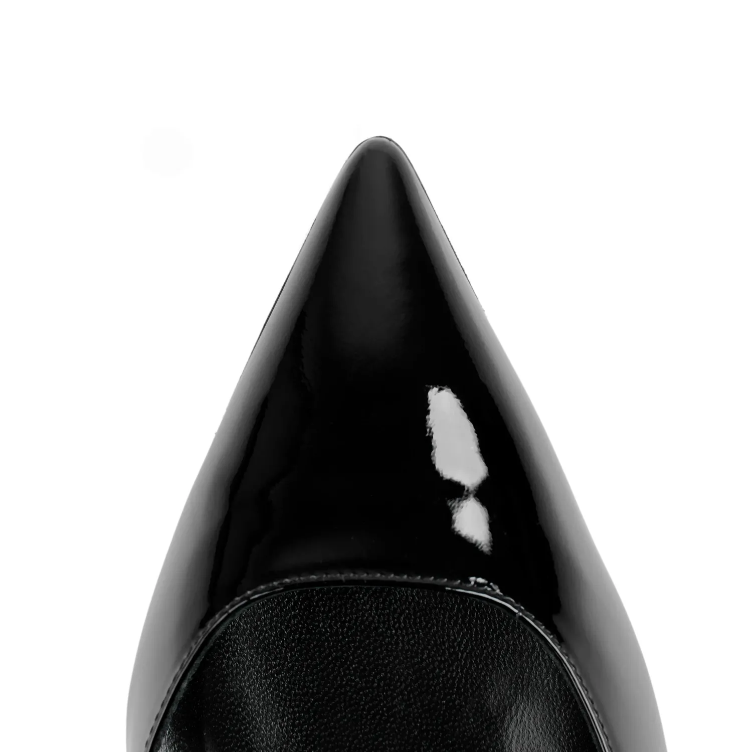 Maison Ernest Monica 120 escarpins vernis noirs