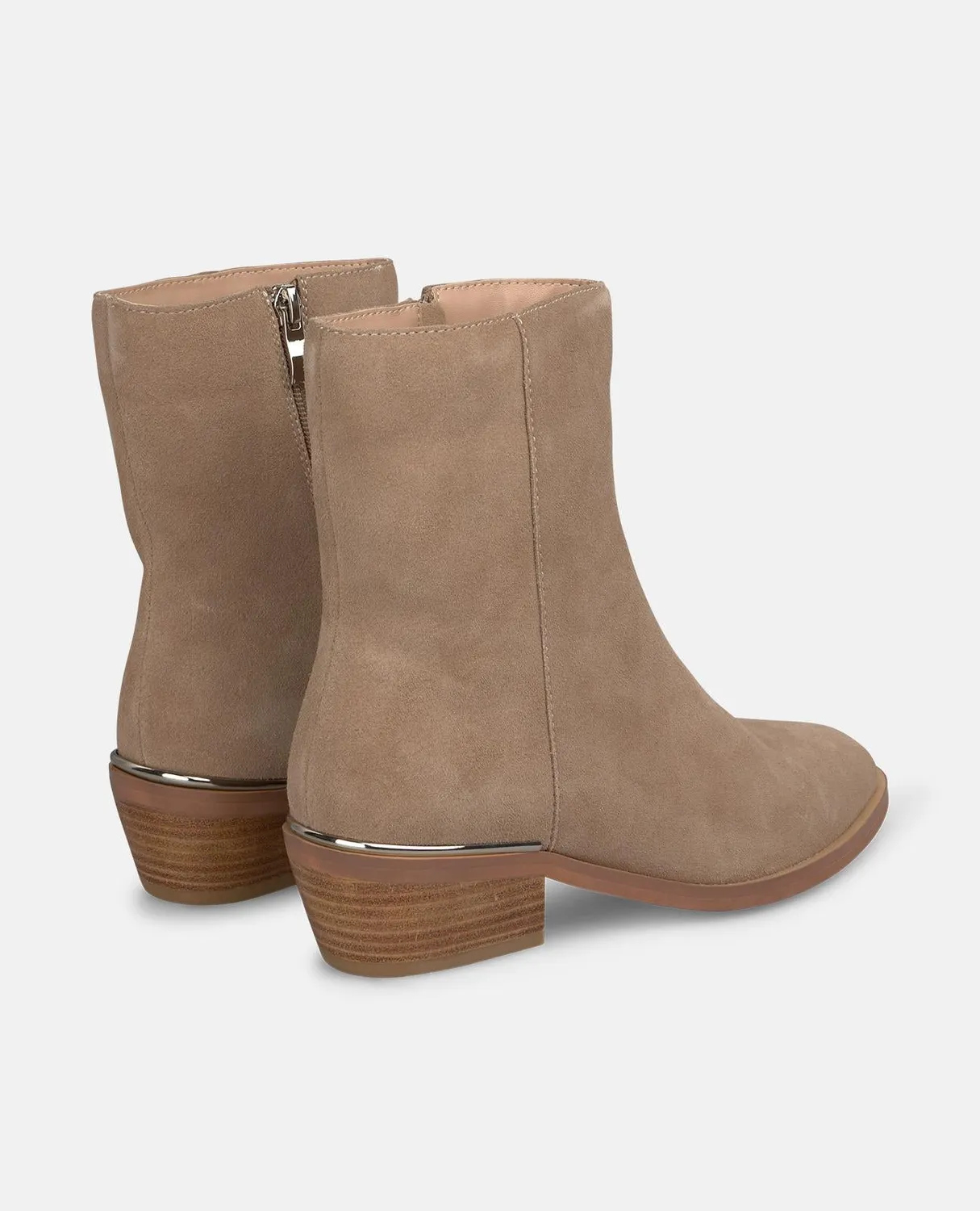 Alma en Pena I2552751 bottines plates vison talon 4,5 cm