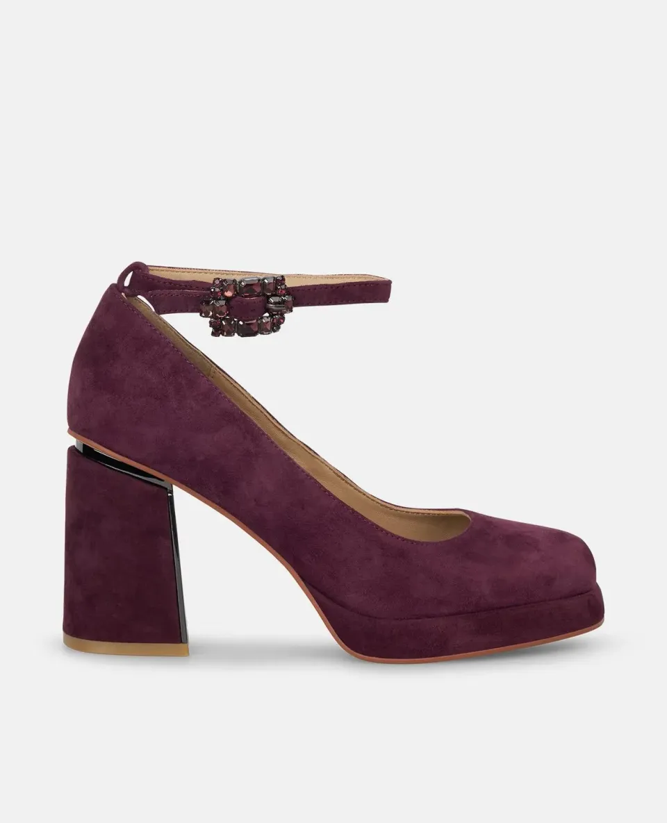 Alma en Pena I250353 escarpins bordeaux cuir 9 cm