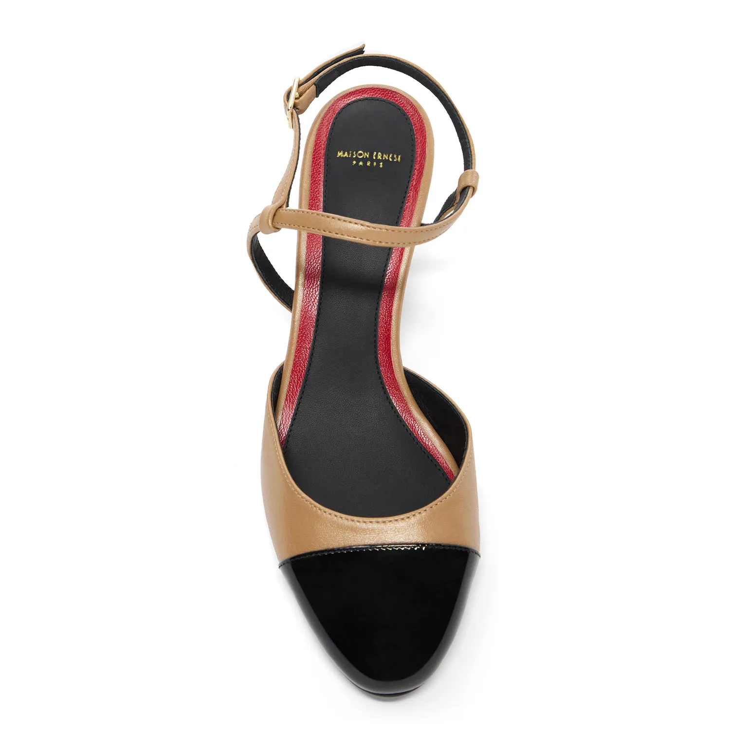 Maison Ernest Ariane 55 sandales cuir espresso noir