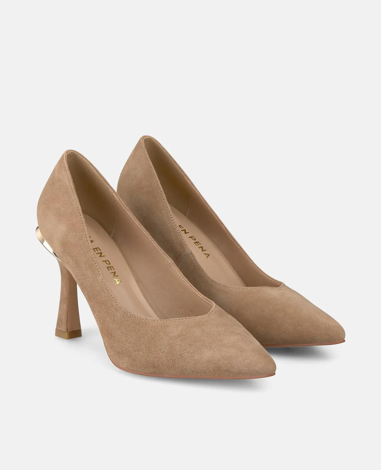 ALMA EN PENA I250415 escarpins camel cuir talon 9 cm
