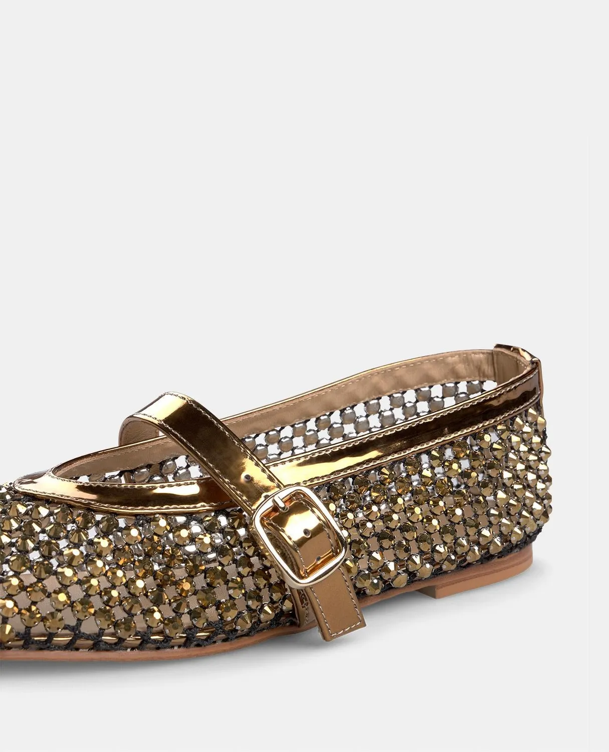 Alma en Pena V250546 ballerines bronze plates strass