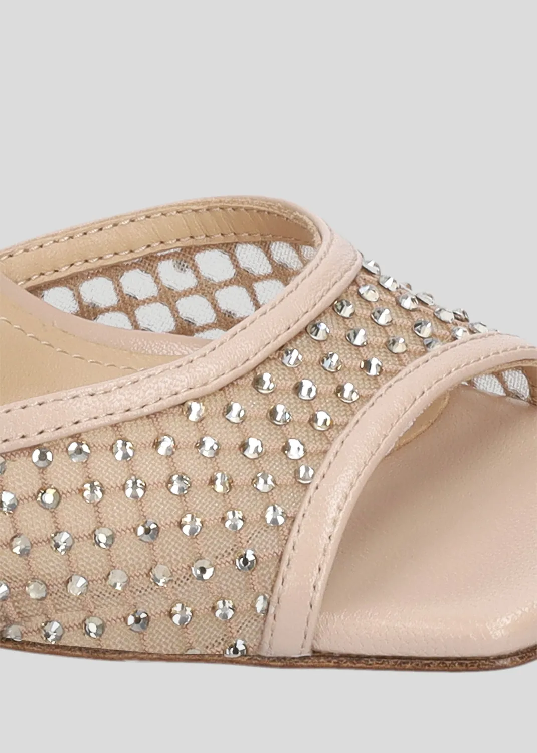 Lola Cruz Carmen 95 sandales nude talon 9,5 cm