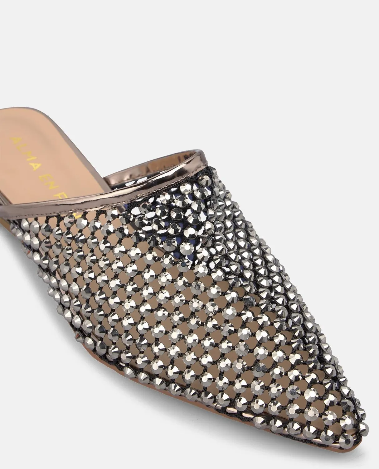 Alma en Pena V260756 mules argenté talon 5 cm