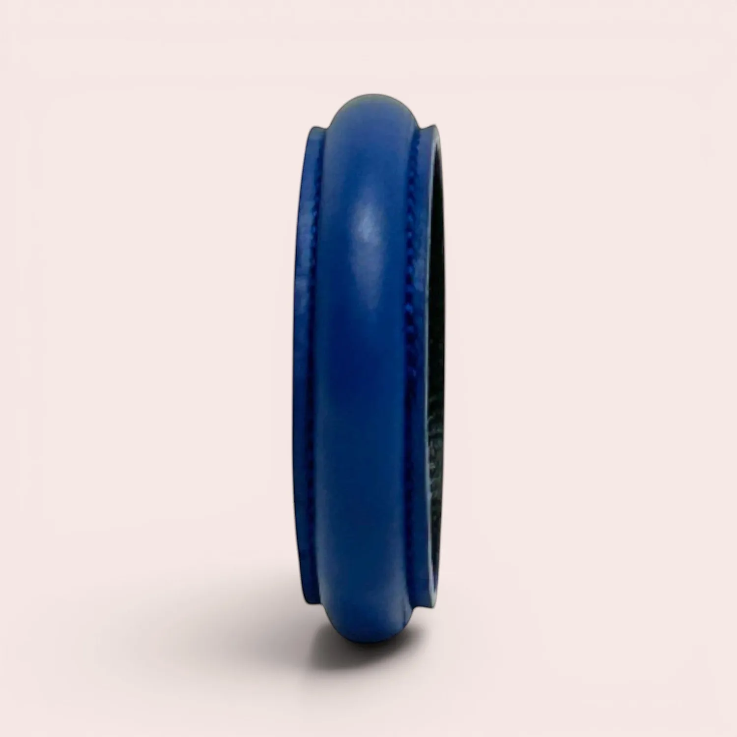Karine Arabian Jonc bracelet cuir bleu océan taille unique