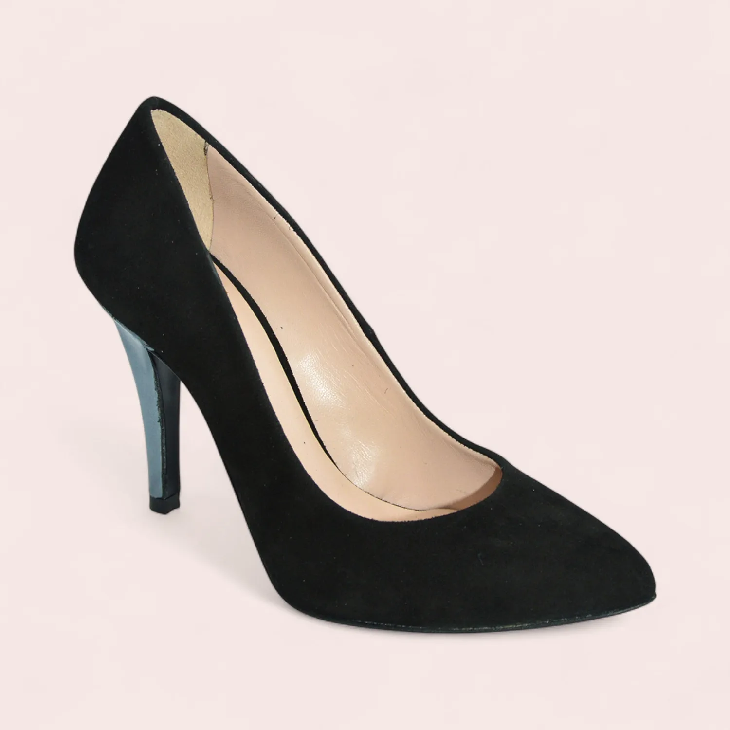 Karine Arabian Pump escarpins velours noir talon 10 cm