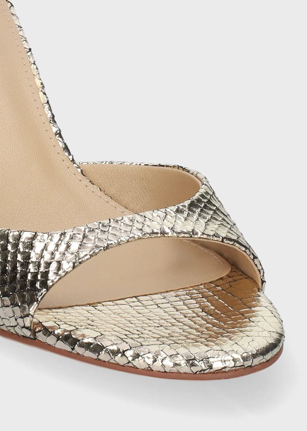 Lola Cruz Kumala Sandals 65 sandales platine