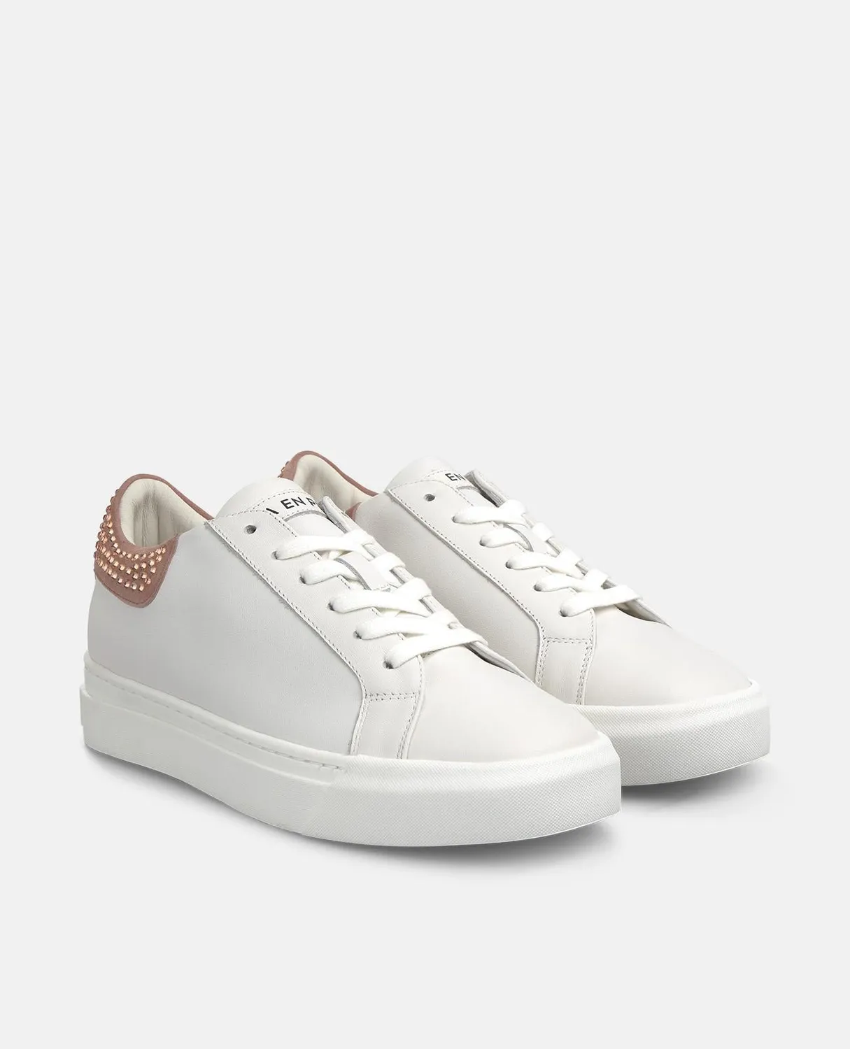 Alma en Pena I251553 sneakers rose pedrerie cuir 35-42