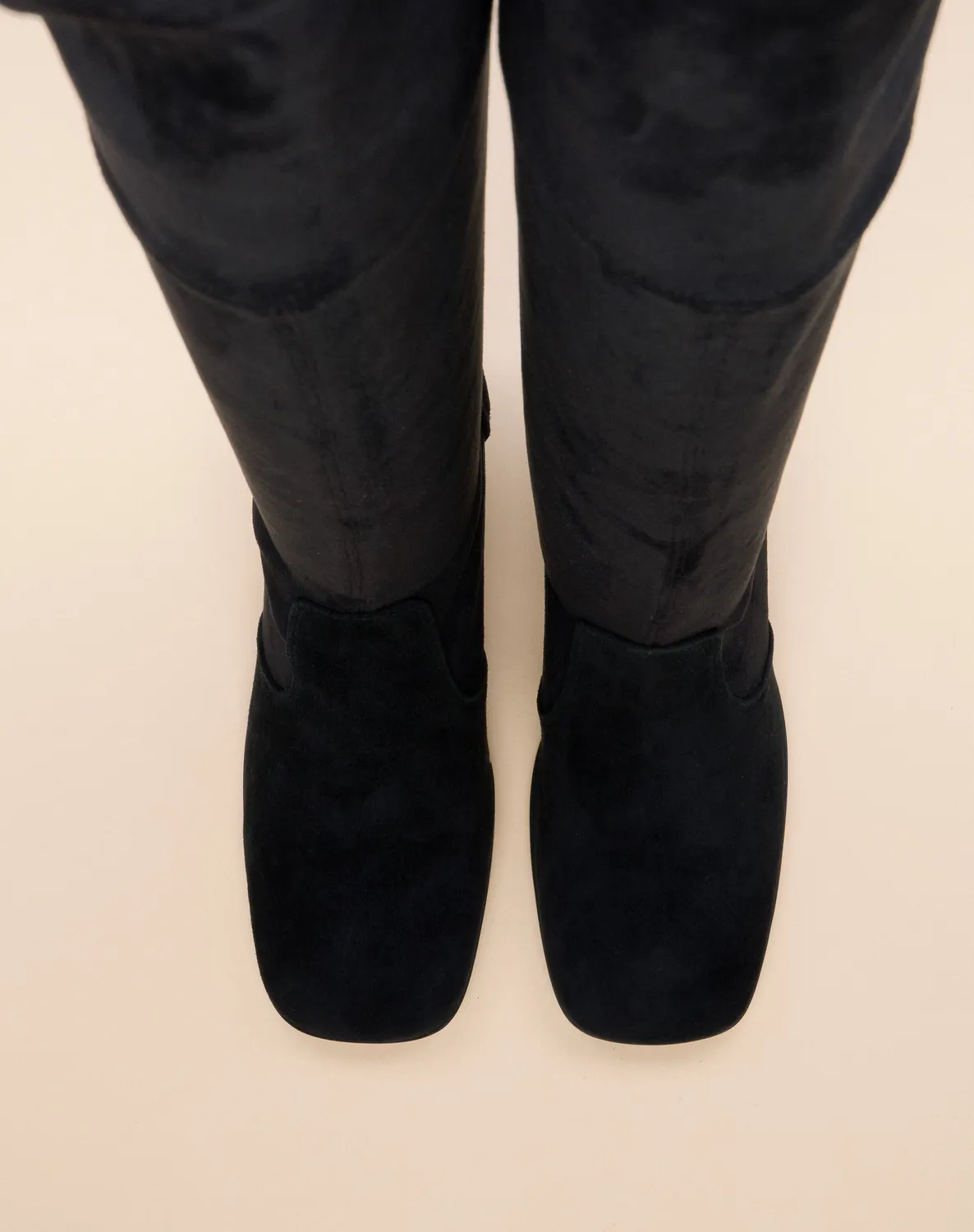 Mi/Mai Gae High Black cuissardes talon 8 cm