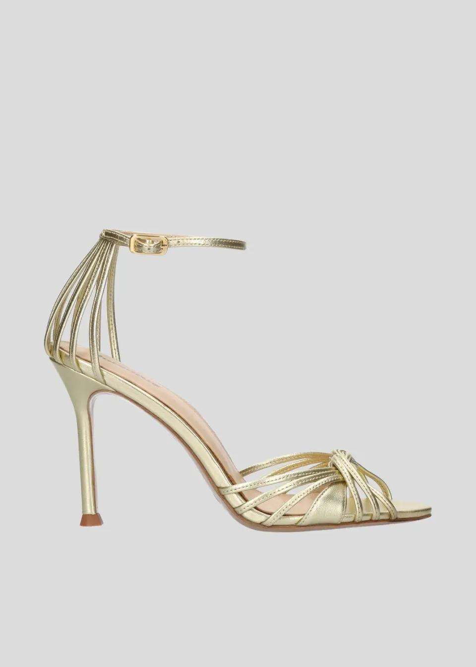 Lola Cruz Heura 95 sandales à talon doré