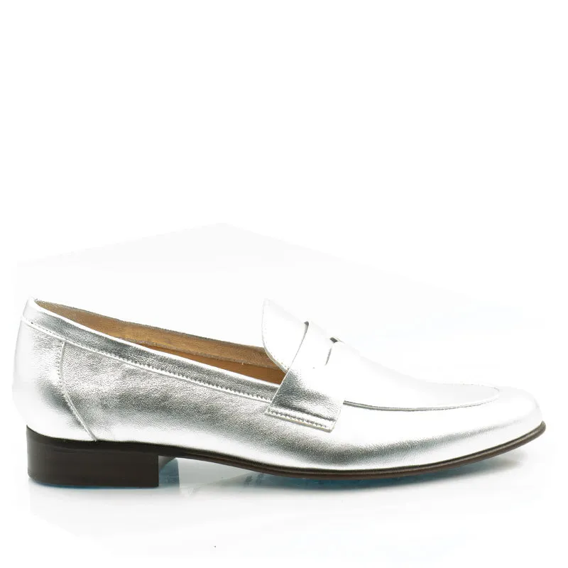 Bégum Paris Cherokee mocassin cuir argent