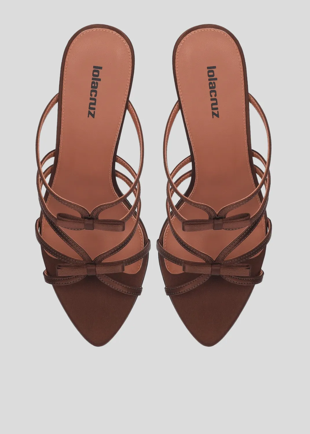Lola Cruz Sabrina 65 sandales talon marron
