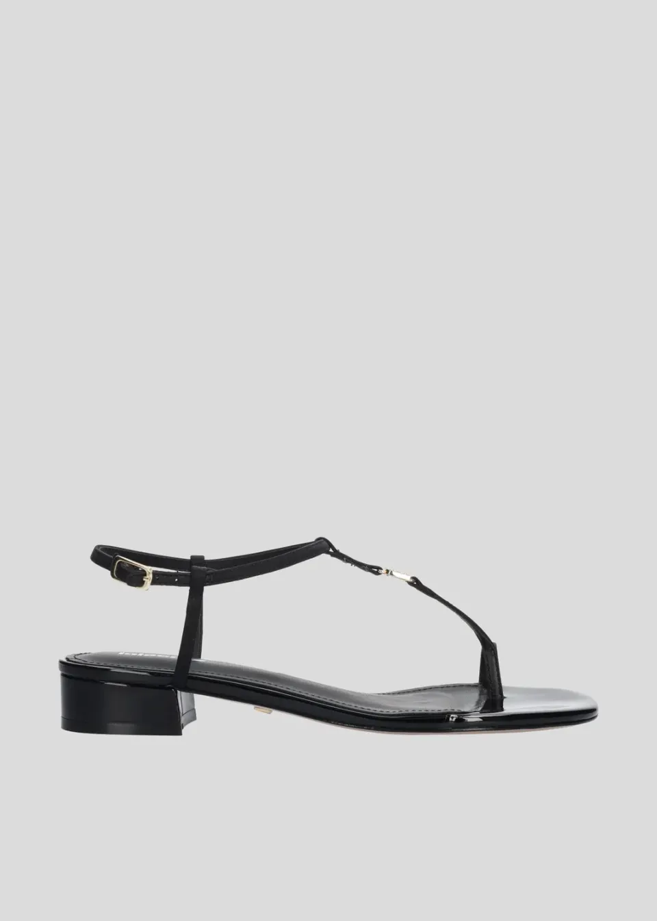 Lola Cruz June sandales plates noires