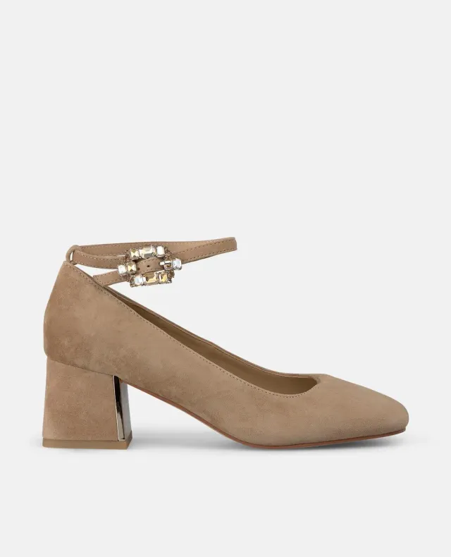 Alma en Pena I250320 escarpin camel talon 6 cm