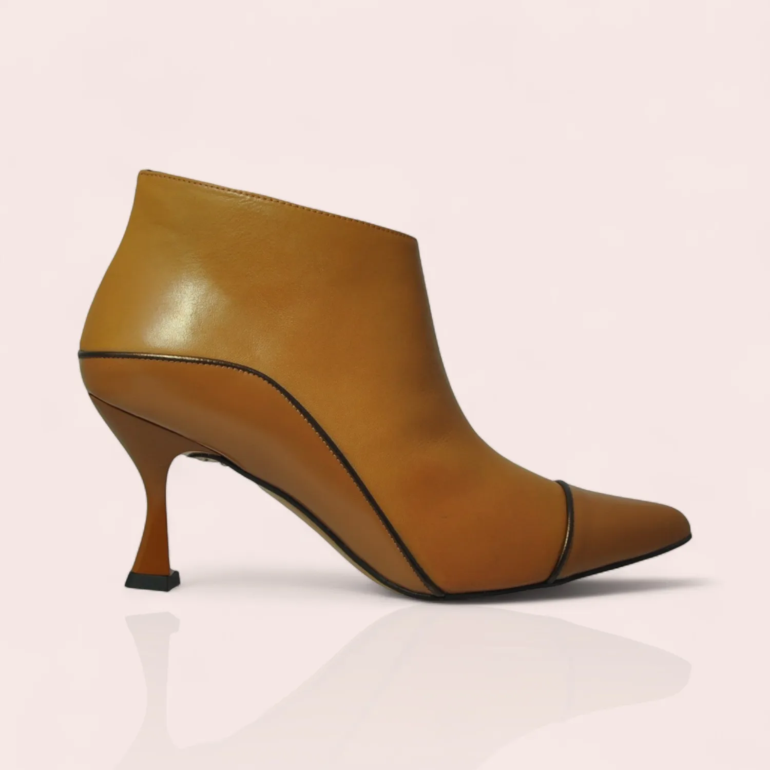 Karine Arabian Forrest bottines cuir lisse noir