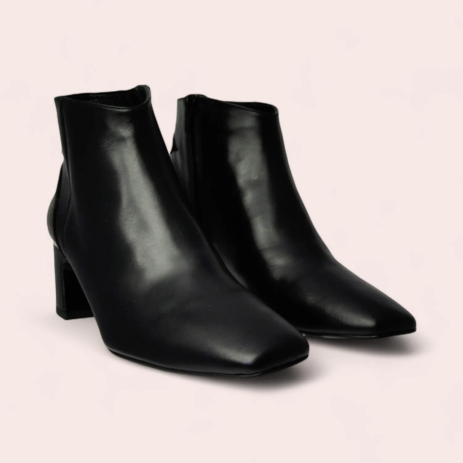 Karine Arabian Grenelle boots cuir noir 41 talon 50 mm